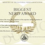 Biggest Nerd Award