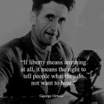 George Orwell quote meme