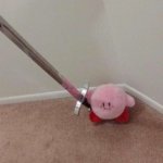 Kirby with le sword meme