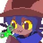 Niko with fidget spinner GIF Template