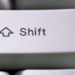 White Shift Key