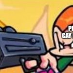 pico has gay rights. | PICO'S GAY RIGHTS TANKMAN SAYING NO | image tagged in pico shoots at someone,gay rights | made w/ Imgflip meme maker