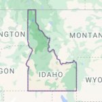 Idaho Montana border looks like Joe Biden silhouette