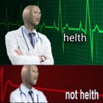 Helth, then not Helth | WEN YOU LIVE. BUT SONIC KILLS YOU. | image tagged in helth then not helth | made w/ Imgflip meme maker