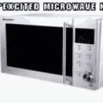 Excited microwave noises GIF Template