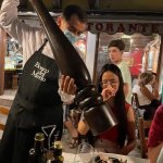 Waiter With A Giant Pepper Grinder