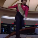 Leaping Worf