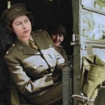 Queen Elizabeth II in WWII - 18 year old truck driver/mechanic