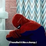 spiderman crying meme