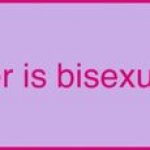 This user is bisexual