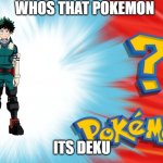 Who S That Pokemon Meme Generator Imgflip