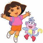 Dora and Boots Dancing template