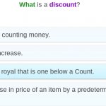 What is a discount?