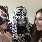 Lucha Bros with Alicia Atout