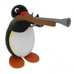 Pingu with a gun