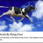 Flying Cow Disease template