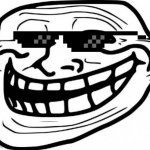 Deal with it trollface template