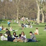 People at a park