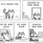 sneaky fox template