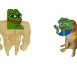 Pepe buff Doge vs. cheems