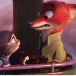 Nick Wilde creeped out