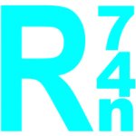 R74n Logo Transparent Background PNG