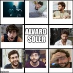 Alvaro soler | ALVARO 
SOLER | image tagged in 3x3 grid alignment meme | made w/ Imgflip meme maker
