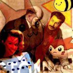 Beez/kami propaganda furret deep-fried meme