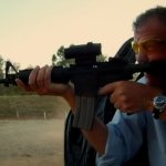 Jeremy Clarkson with a gun