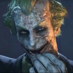 Arkham city Joker trying to apply lipstick meme