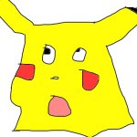 ugly pikachu template