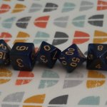 Dice in a line template