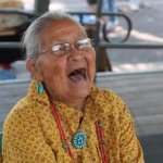 Laughing Native American