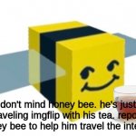 honey bee wants your help! | image tagged in honey bee | made w/ Imgflip meme maker