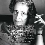 Hannah Arendt quote