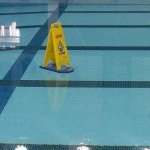 Caution wet floor