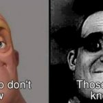 people who dont know