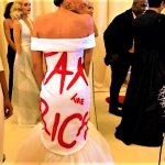 AOC tax the rich dress meme