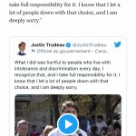 Justin Trudeau apologizes blackface