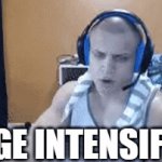rage go brrrrt | *RAGE INTENSIFIES* | image tagged in gifs,rage | made w/ Imgflip video-to-gif maker