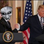 Trump with alien