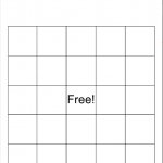 Improved bingo template template