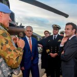 Aust Army Aviation Pilot Speaks with Macron about ARH