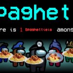 Impasta | Spaghetti; Spaghettieis | image tagged in crewmate there is 1 impostor among us | made w/ Imgflip meme maker
