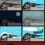The adventures of sniper sloth
