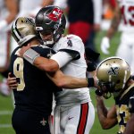 Brady-Brees Hug