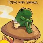 It’s okay if all you did today was survive meme