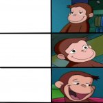 Going Through a Plan Portrayed by Curious George template