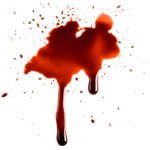 blood splatter template