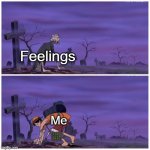 One piece | Feelings; Me | image tagged in one piece | made w/ Imgflip meme maker